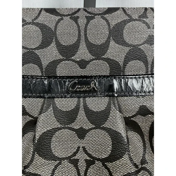 Coach‎ Ashley Signature Coated Canvas Flap Closure Messenger Diaper Shoulder Bag - Picture 6 of 16